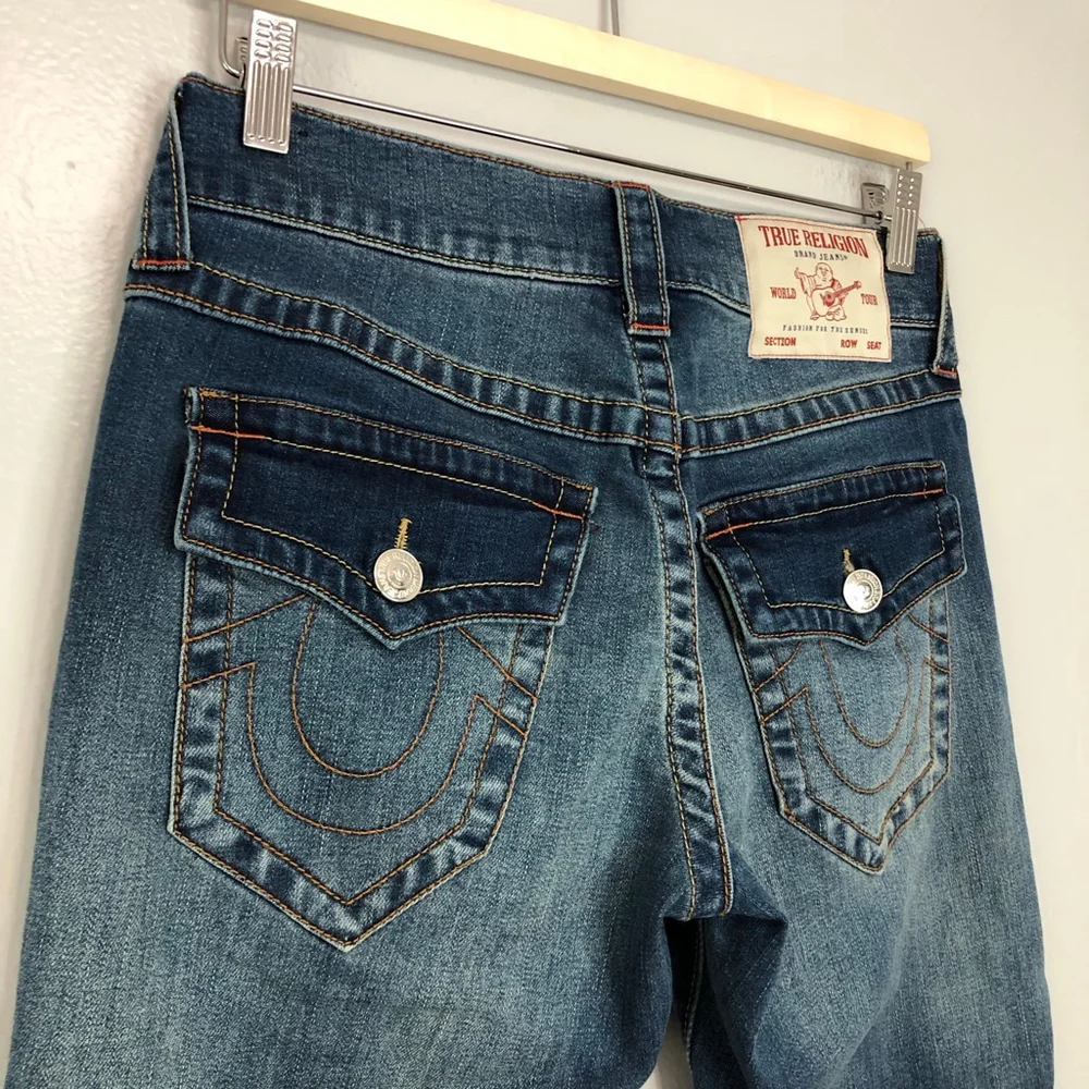 True Religion Ricky Relaxed Straight Jeans Mens Size 27